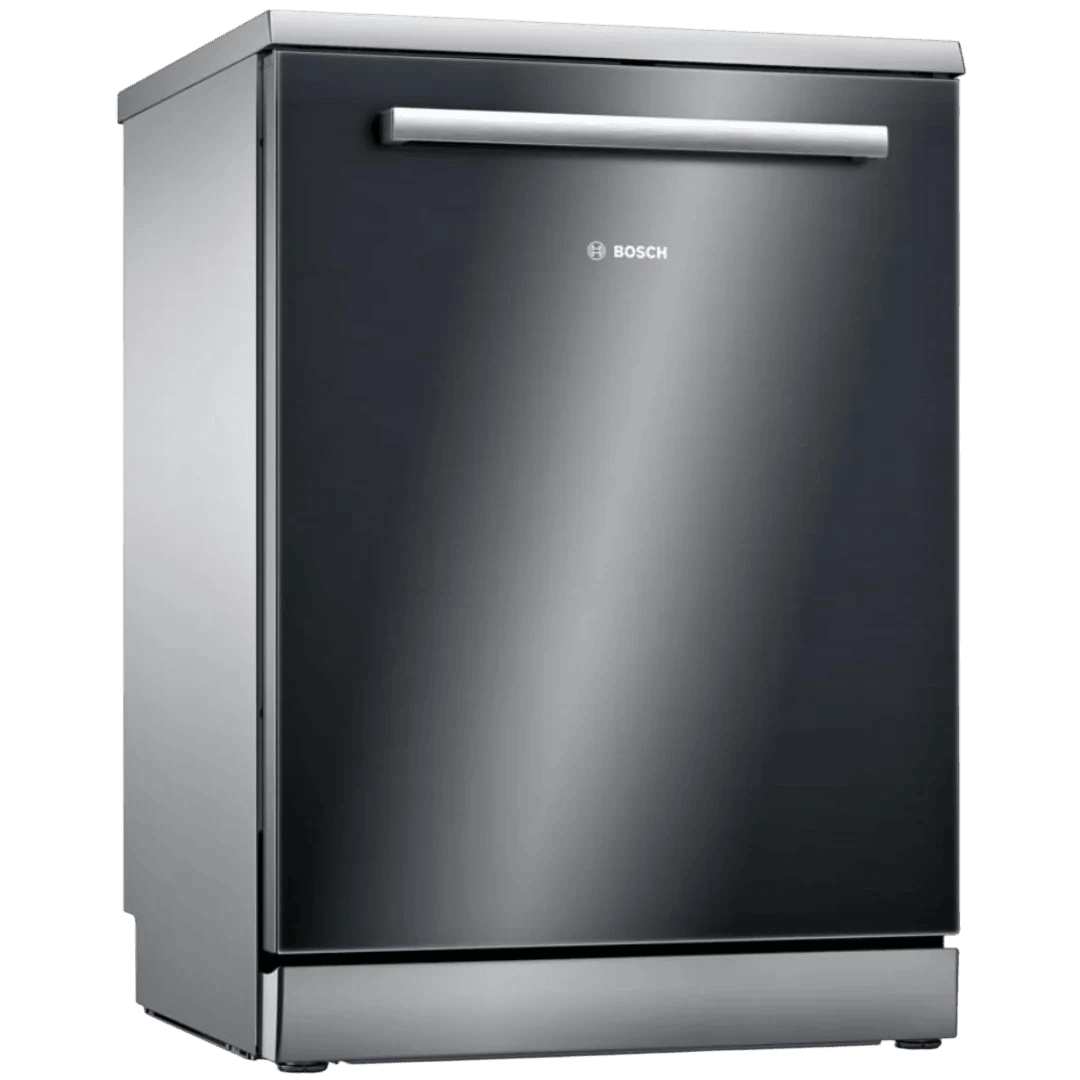 Bosch SMS4HMB62T Series 6 15 Place Settings Wi-Fi Enabled Home Connect Dishwasher, EcoSilence Drive, Self-Cleaning Filter, 60 cm Free-Standing, Black