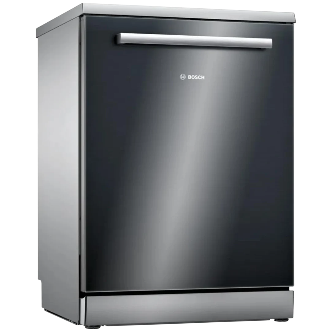 Bosch SMS4HMB62T Series 6 15 Place Settings Wi-Fi Enabled Home Connect Dishwasher, EcoSilence Drive, Self-Cleaning Filter, 60 cm Free-Standing, Black