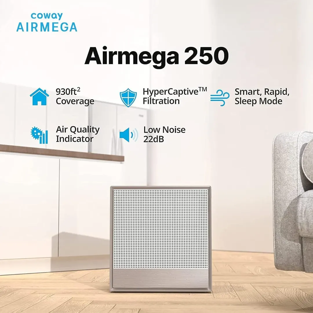Coway AirMega 250 Air Purifier Front View