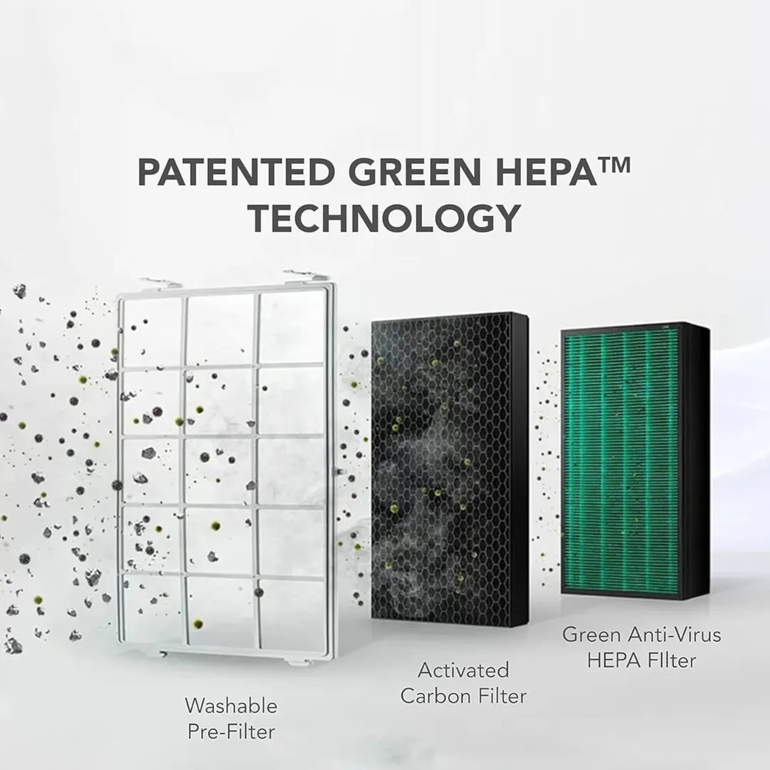 Coway Airmega air purifier with HEPA filter and quiet operation