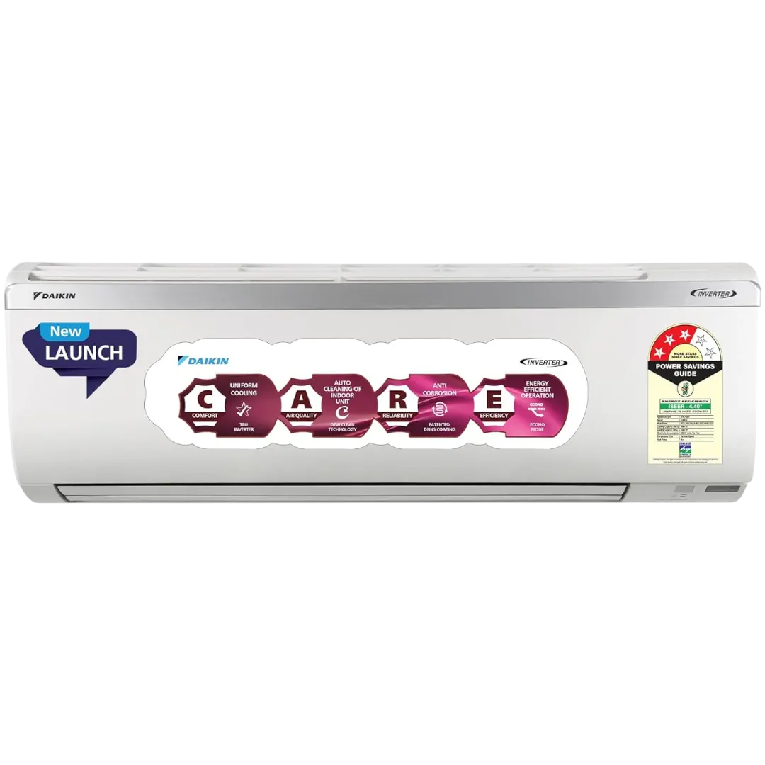 Daikin 1.5 Ton 3 Star Inverter Split AC MTKL50XV16UAA, 2026 Model, with PM2.5 Filter, Dew Clean & Triple Display, White