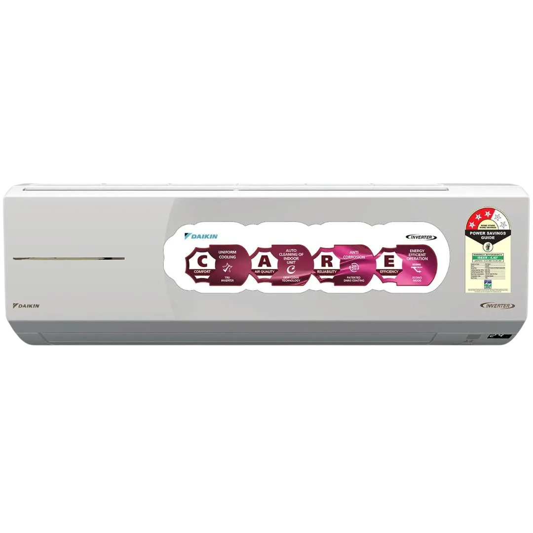 Daikin 1.8 Ton 3 Star Hot & Cold Inverter Split AC (FTHT60XV16UAA) 2026 Model with Copper Condenser & PM1.0 Filter, White