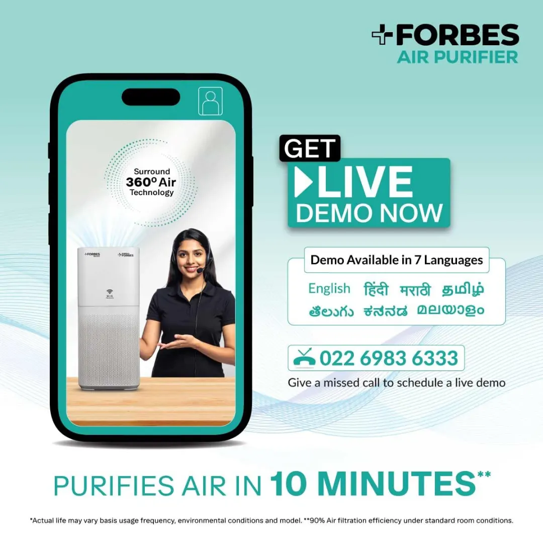 Forbes 270 Air Purifier for PM2.5 Dust and Allergens