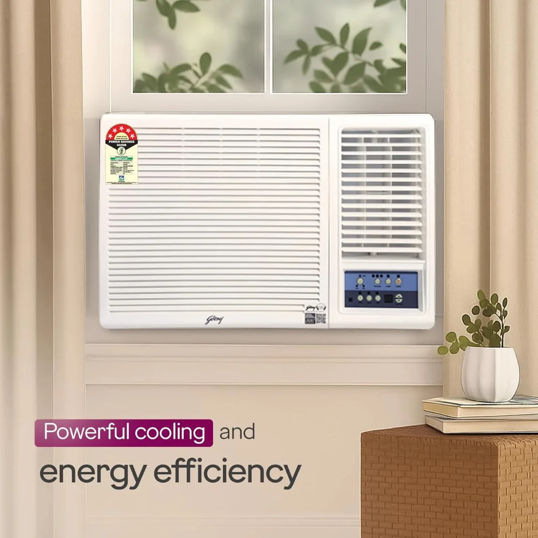 Godrej 1.5 Ton Inverter Window AC White Model TR WIC 18F5TG WA for Home