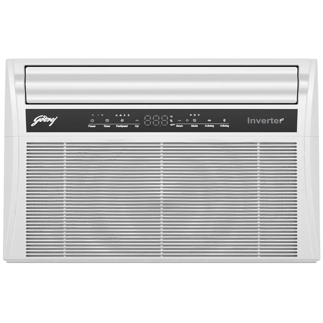 Godrej WIC 18XTC5 WYA 1.5 Ton 5 Star Inverter Window AC (2025) , 5-in-1 Convertible Cooling , Copper Condenser , Pure Air Filter , Made in India
