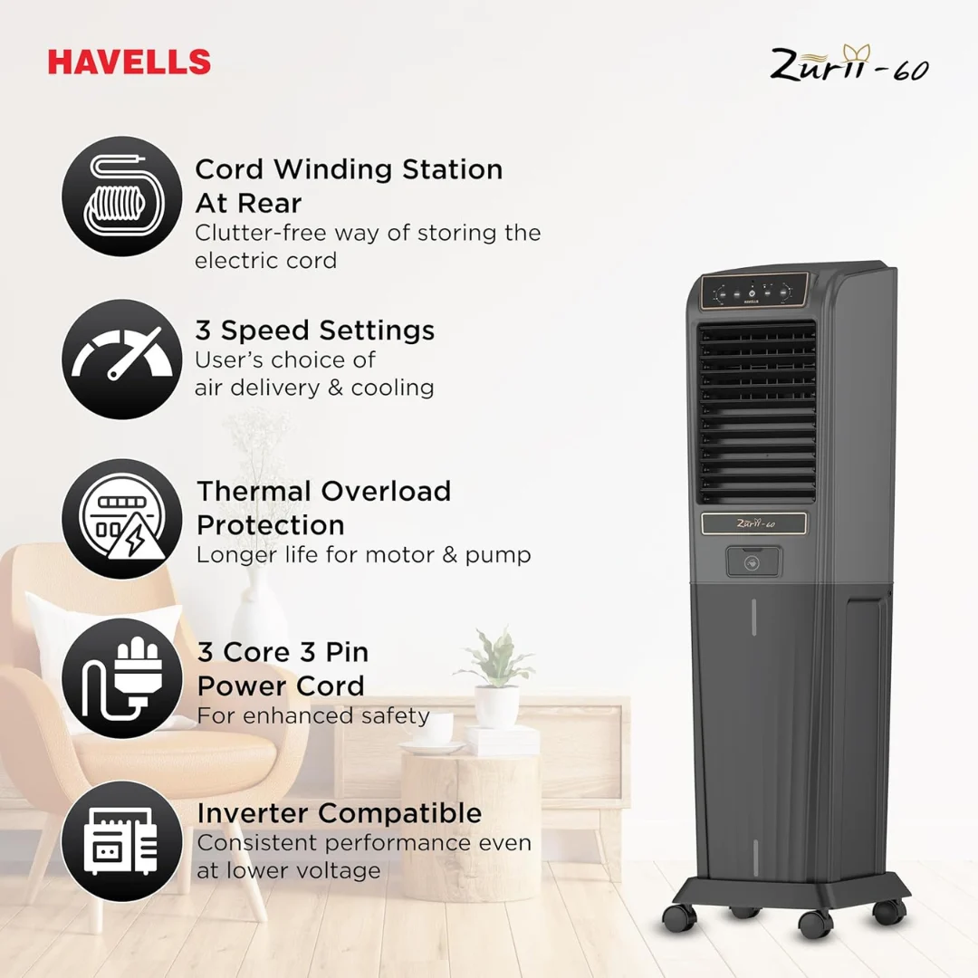 Havells Zurii 60L Tower 7