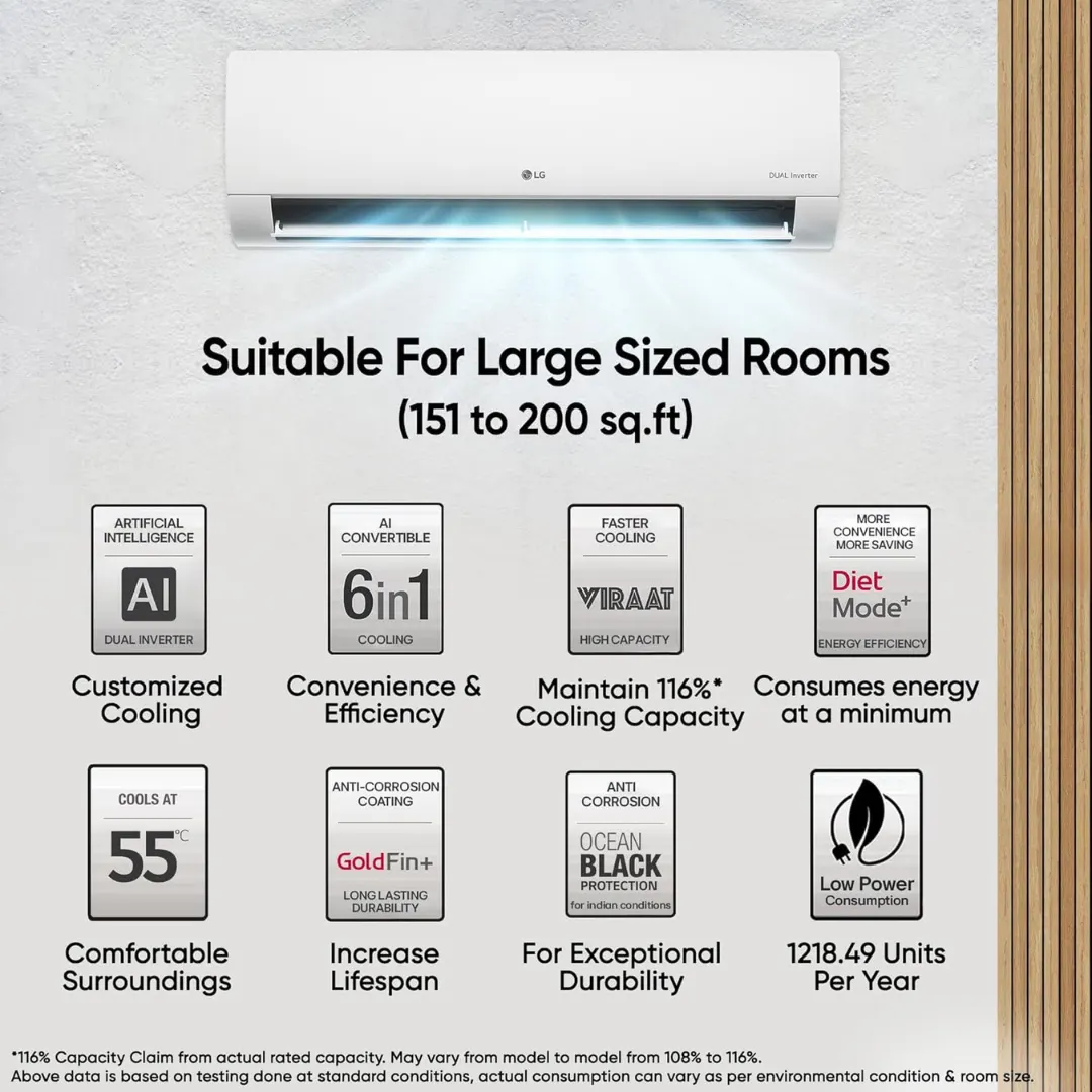 LG US-Q24SNXE 2.0 Ton 8