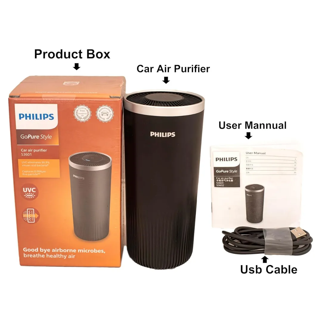 Philips S3601 compact car air purifier