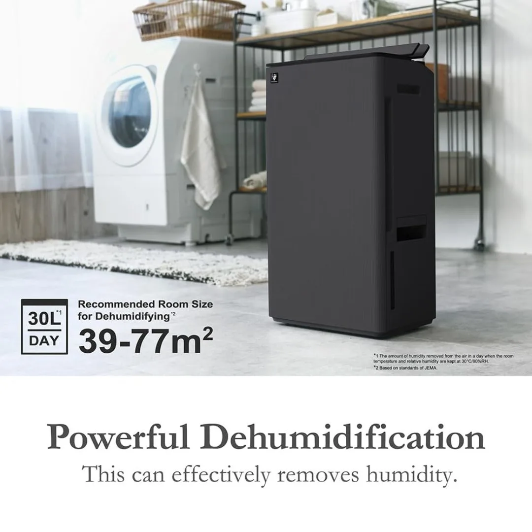 Sharp DW-T30FM-H Dehumidifier with 9