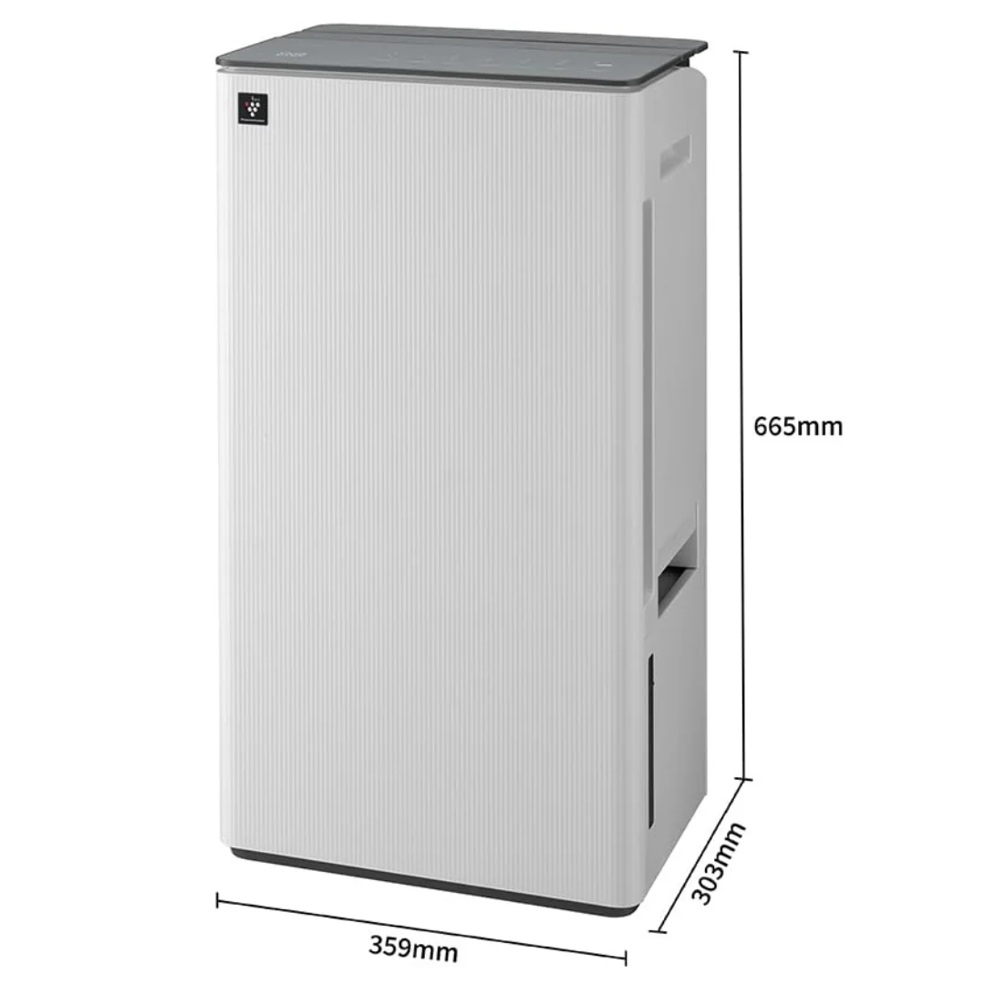 Compact home dehumidifier for bedroom and small rooms