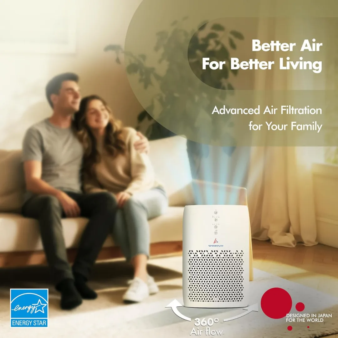 WOZOYO Air Purifier for Smoke Dust and Pollens