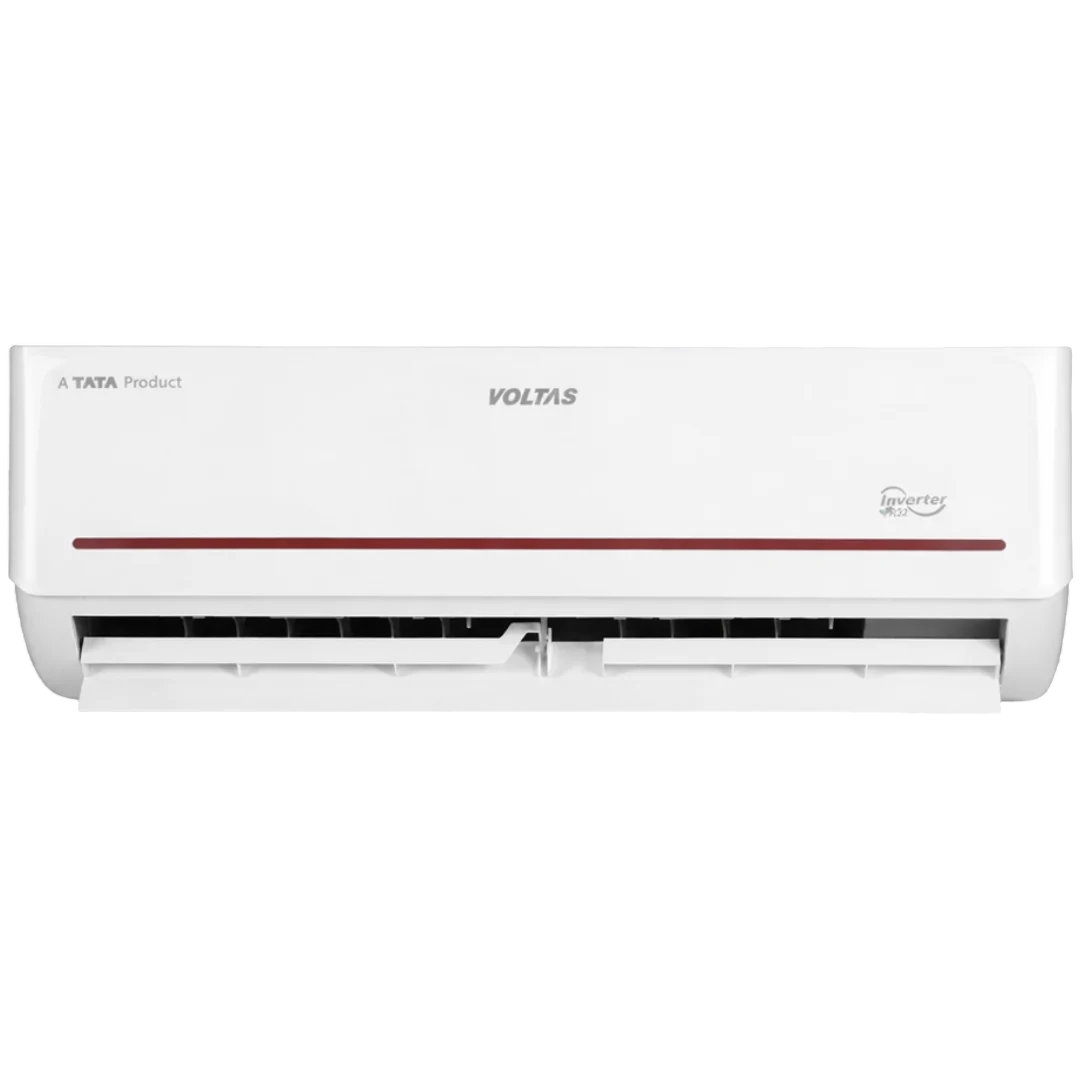Voltas Vectra Prism 1.5 Ton 5 Star Inverter Split AC with 4-in-1 Smart Cooling, Turbo Mode & Copper Condenser, White