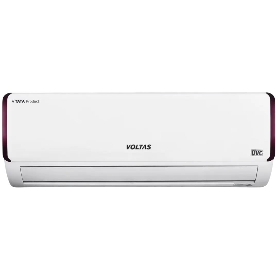Voltas Verdant Pear Pure Air 1.5 Ton 5 Star Inverter Split AC, Super UVC, 6-Step Cooling, R32 Copper Condenser, White