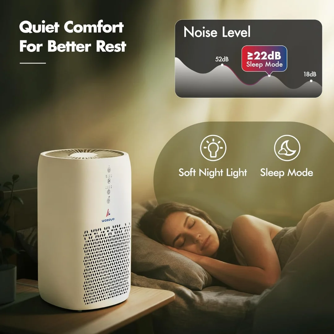 Pure Air PA2 Air Purifier with Night Light Feature