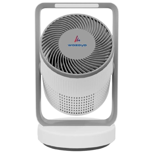 WOZOYO Pure Air PA4 Smart Air Purifier Front View White Design