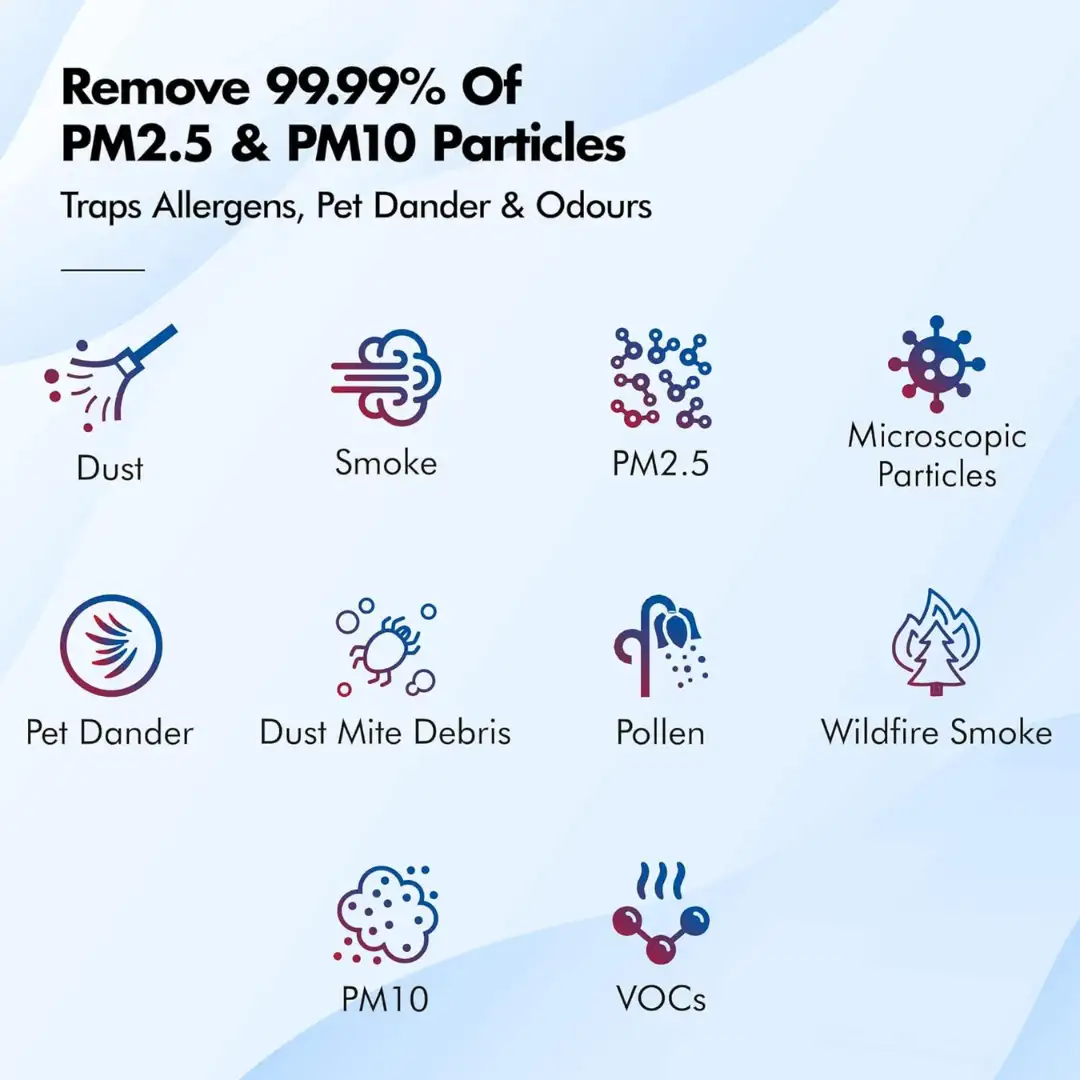 wozoyo Smart Air Purifier with PM2.5 Air Quality Display